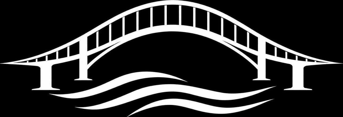 The Bridge Church bridge and waves logo